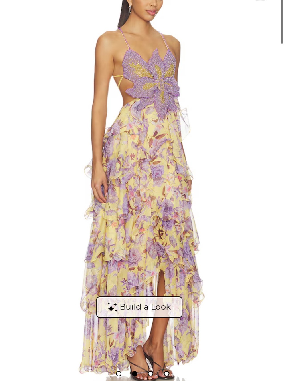 PatBo Peony Butterfly Maxi Dress - Picture 2 of 14